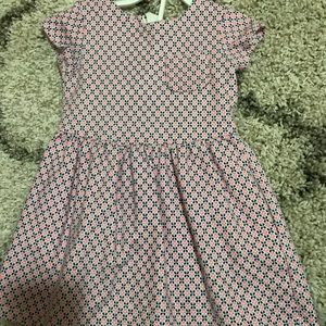 Floral print toddler girl dress